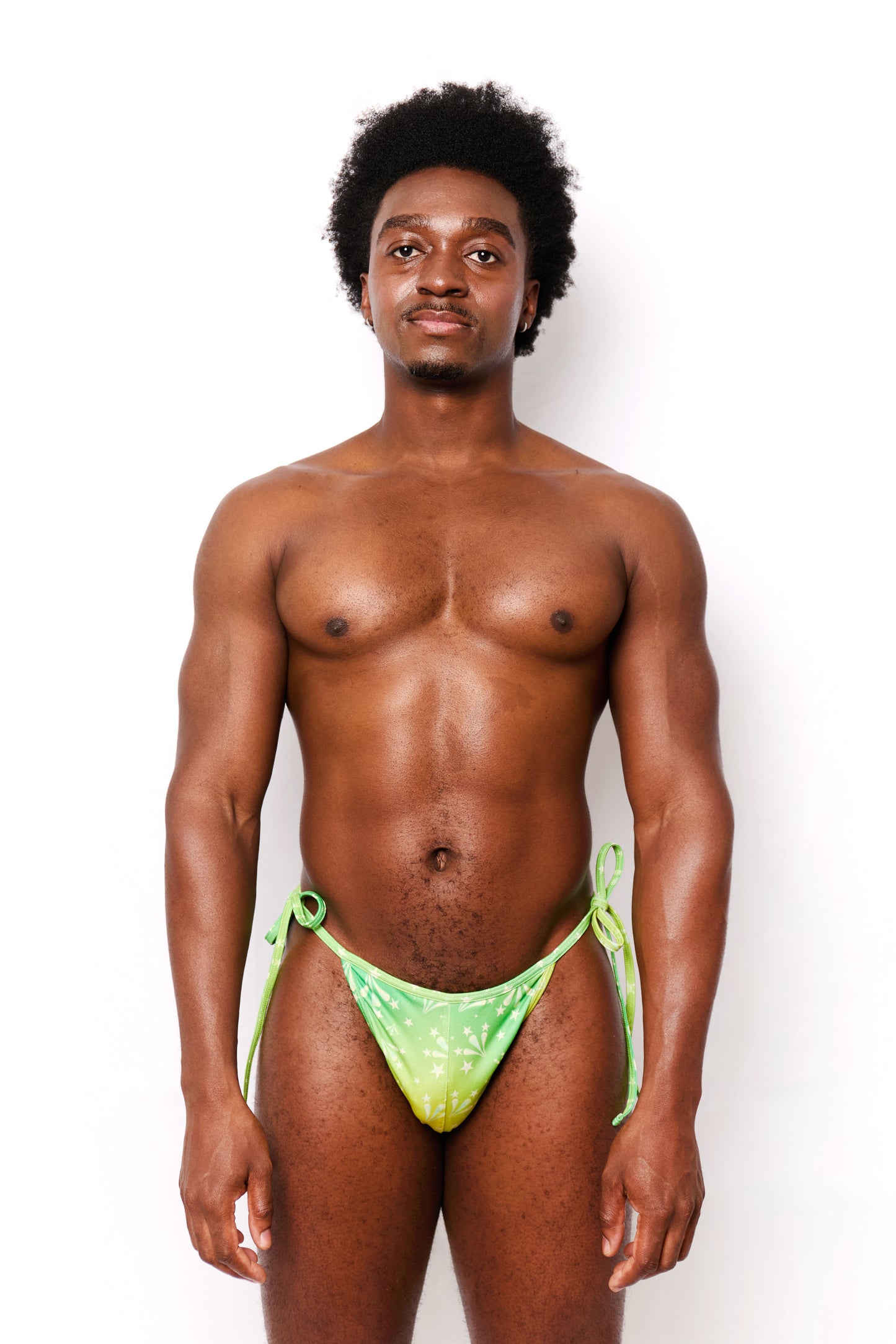 FIRECRACKER SWIM TANGA (Green)