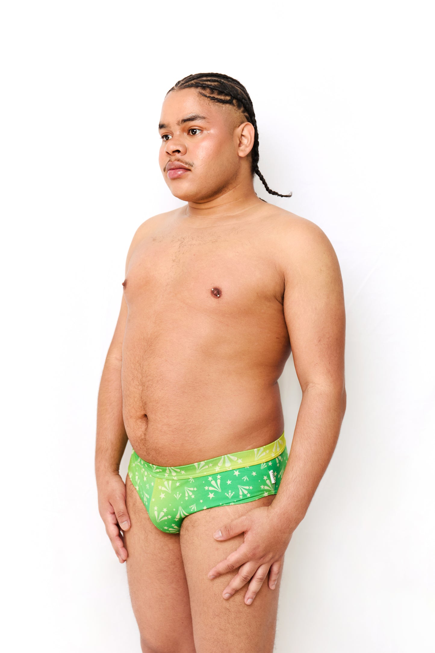 FIRECRACKER SWIM BRIEF (Green)